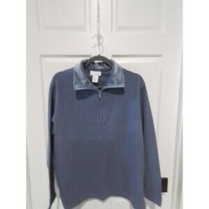 WOMEN'S STUDIO WORKS ZIP UP PURPLE PULLOVER. SZ 1X. NEW!